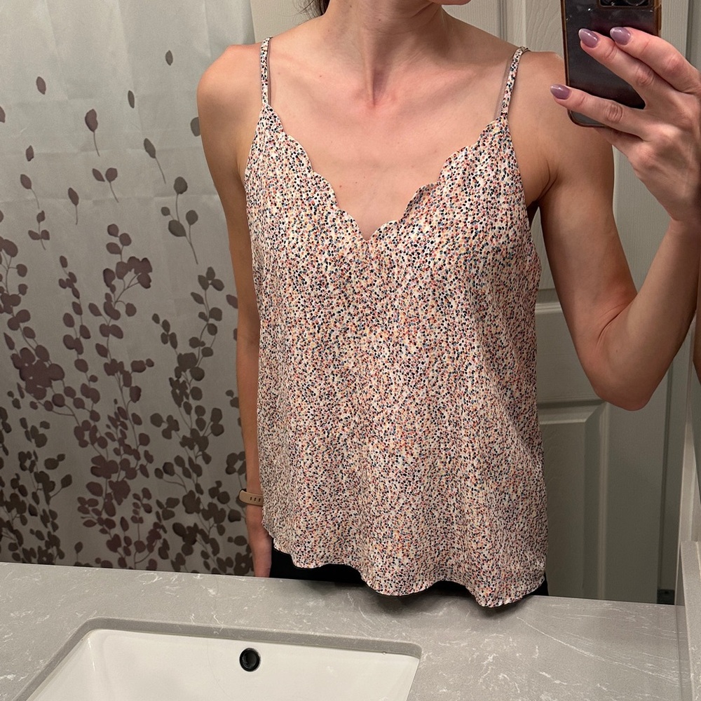 Polka Dot Spaghetti Strap Top